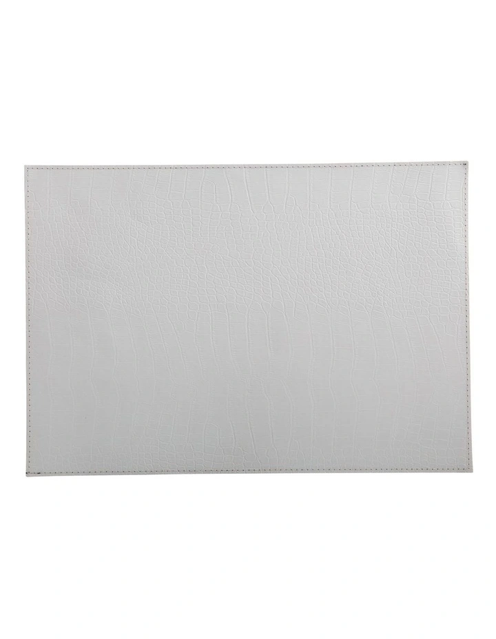 Coupon 𧨠Maxwell & Williams Table Accents Leather Look Alligator Placemat 43x30cm In White β 3 Coupon 𧨠Maxwell & Williams Table Accents Leather Look Alligator Placemat 43x30cm In White β