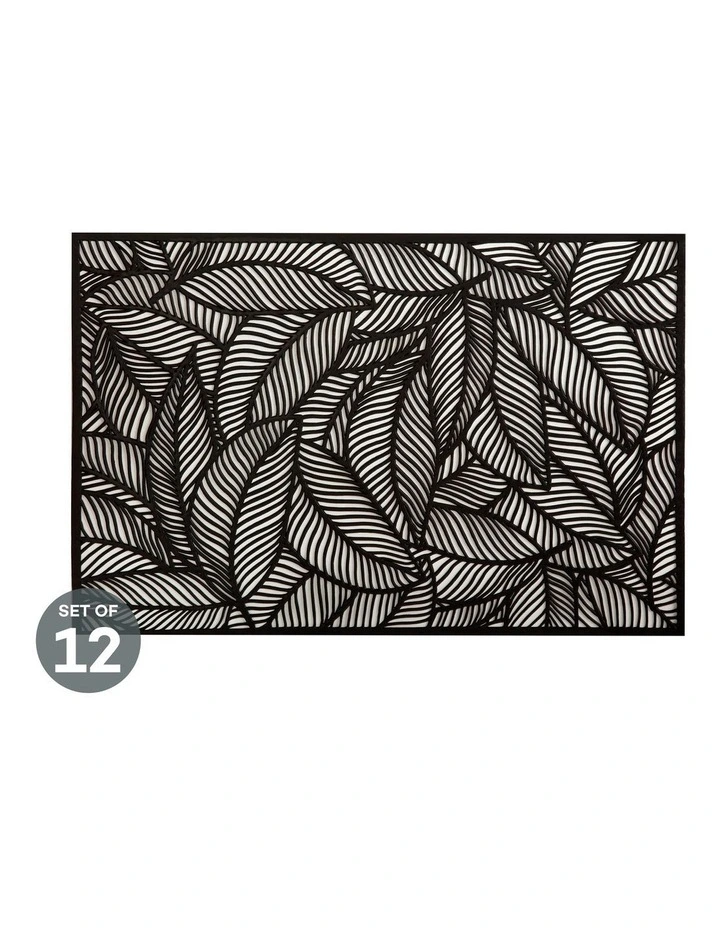 Best Sale π Maxwell & Williams Table Accents Cut-Out Placemat 45x30cm Leaf Black Set Of 12 β€οΈ 3 Best Sale π Maxwell & Williams Table Accents Cut-Out Placemat 45x30cm Leaf Black Set Of 12 β€οΈ