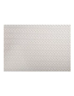 Wholesale ???? Maxwell & Williams Table Accents 43x30cm Plait Leather Look Placemat Ivory ????
