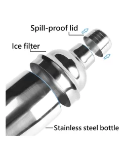 Promo ???? Living Today Cocktail Shaker 500ml Silver ???? -Barcraft shop unnamed file 87