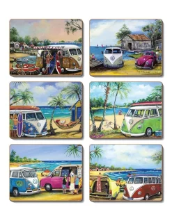 Flash Sale 🔔 Cinnamon Kombi Set Of 6 Coasters ✨