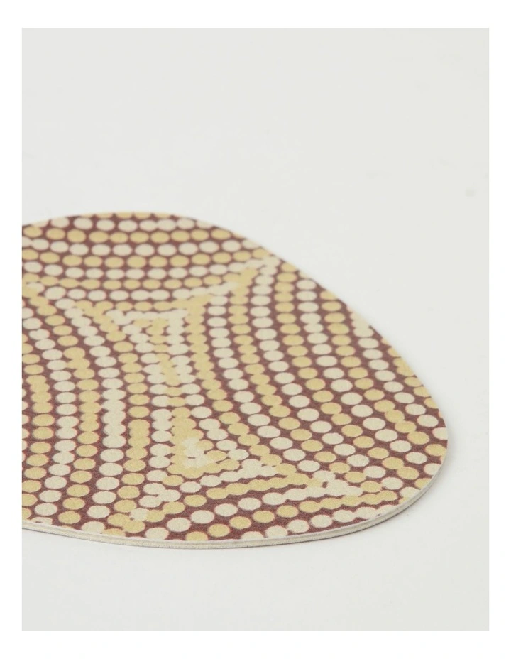 New π Vue Yubu Napa Coaster Set Of 4 Sand Dunes Gwenda Turner Nungurrayi π 4 New π Vue Yubu Napa Coaster Set Of 4 Sand Dunes Gwenda Turner Nungurrayi π - Image 2