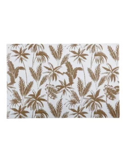 Promo ⭐ Maxwell & Williams Table Accents Jungle Placemat 45x30cm In White ????