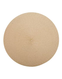 Budget ⭐ Maxwell & Williams Table Accents Round Placemat In Sand ????