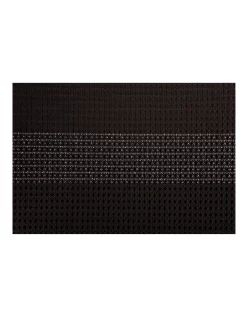 Coupon ???? Maxwell & Williams Table Accents 45x30cm Woven Lurex Placemat Black ????