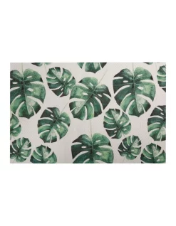 Coupon ⌛ Maxwell & Williams Table Accents 45x30cm Small Monstera Foliage Placemat Green ????