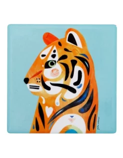 Deals ???? Maxwell & Williams Pete Cromer Wildlife Ceramic 9.5cm Tiger Square Coaster ????