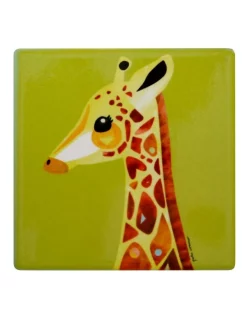 Deals ✨ Maxwell & Williams Pete Cromer Wildlife Ceramic 9.5cm Giraffe Square Coaster ????